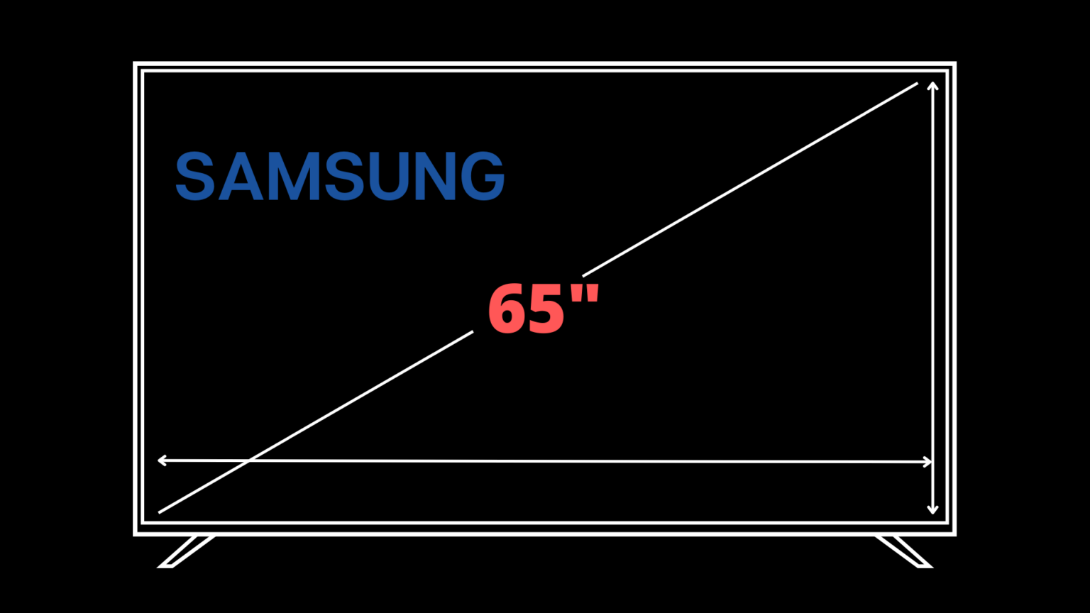 Samsung 65inch TV Dimensions COMPLETE GUIDE Decortweaks