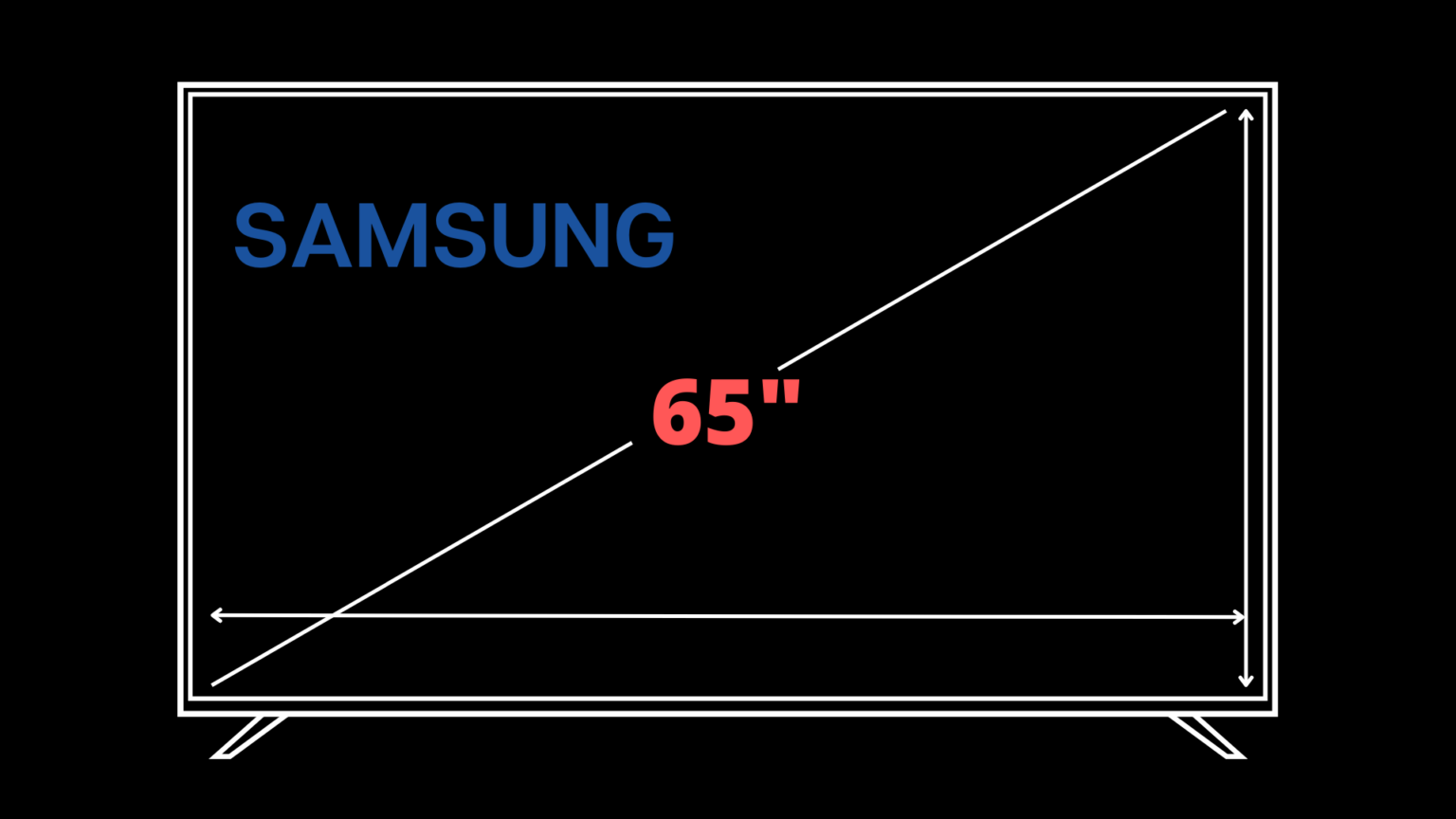 Samsung 65 inch TV Dimensions COMPLETE GUIDE Decortweaks