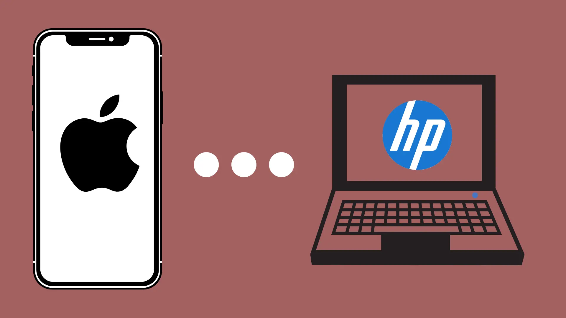 connecting iphone to hp laptop