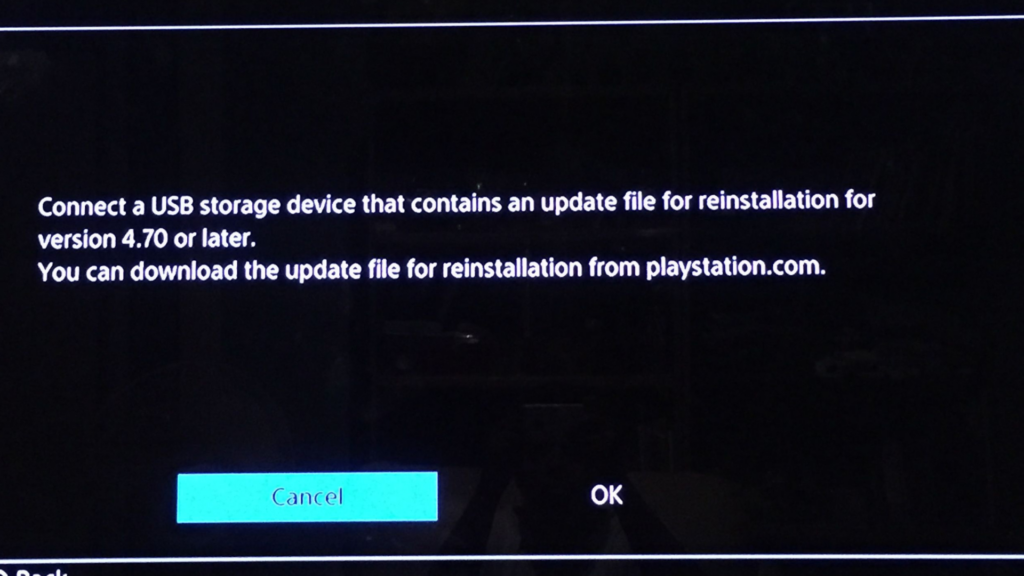 update file for reinstallation ps4 5.56