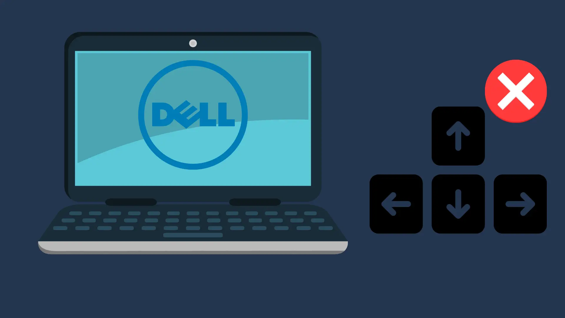How to Fix Arrow keys Not Working on Dell Laptop | Decortweaks