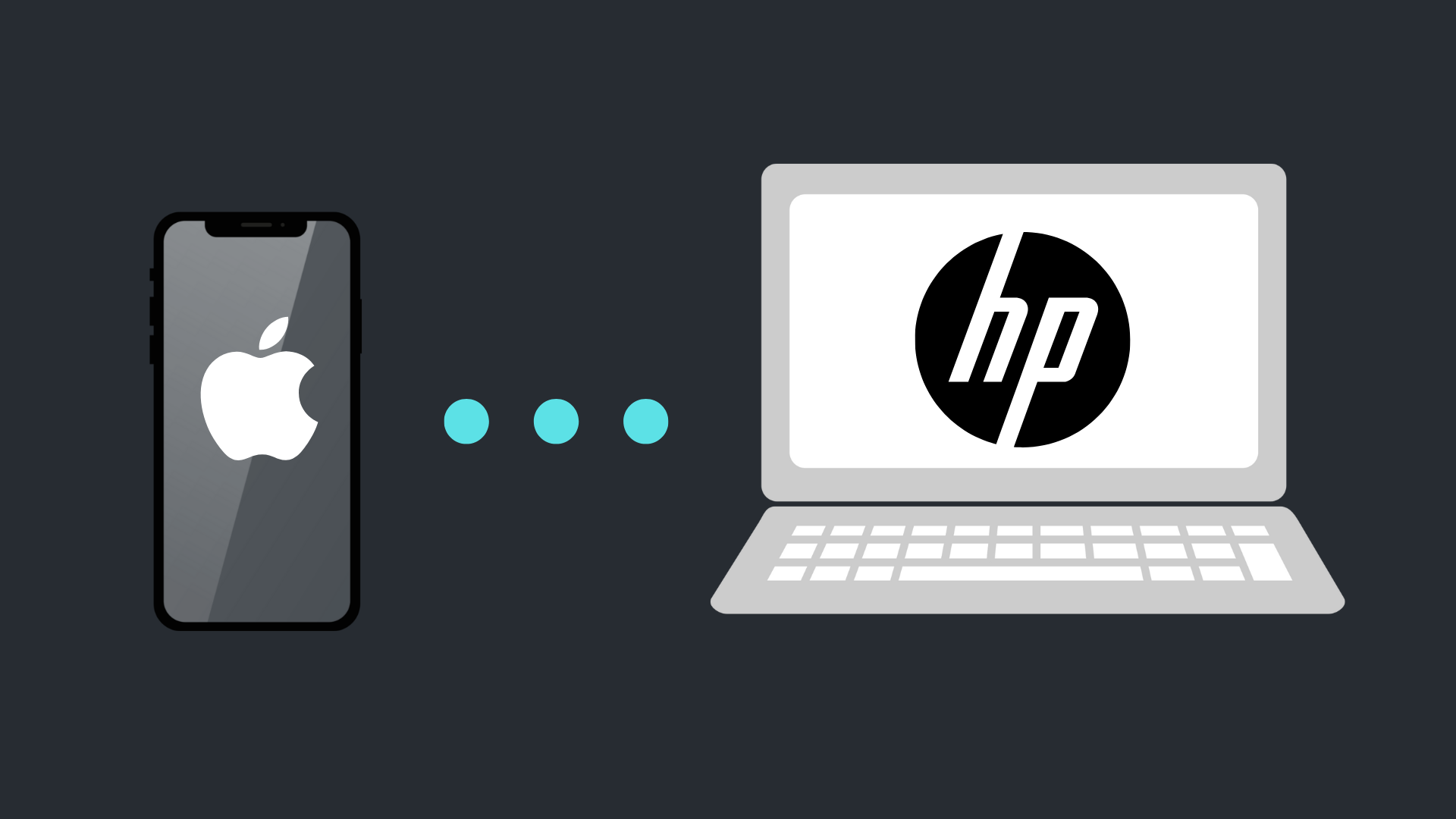 how to connect iphone to hp laptop via bluetooth