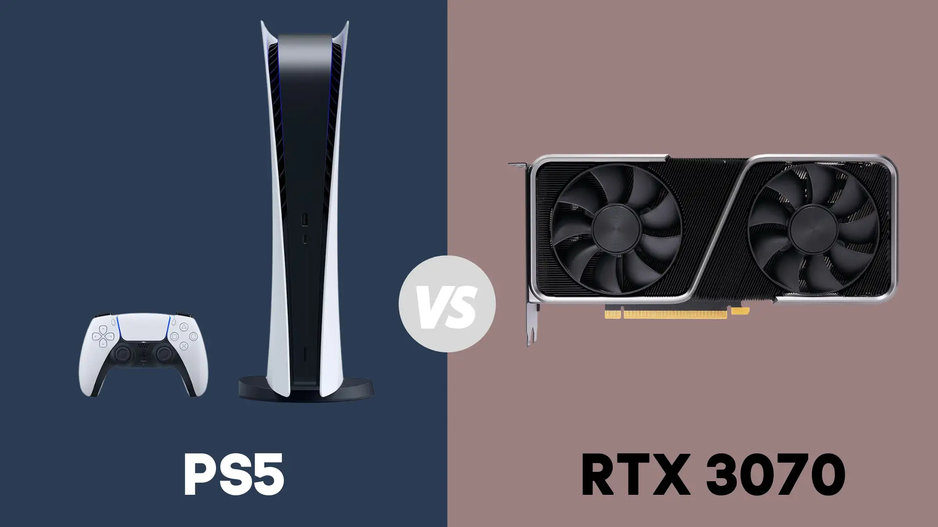 RTX 3070 vs. PS5