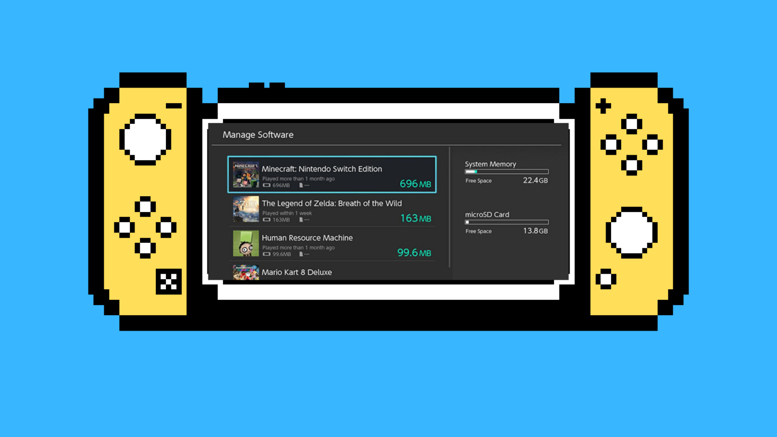How Much Storage Does a Nintendo Switch Lite Have? And is it enough