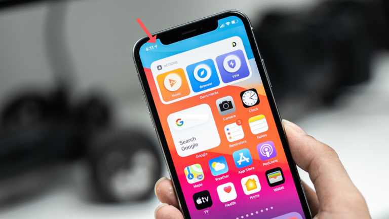 What Does The Arrow Next To The Time On Your iPhone Mean?