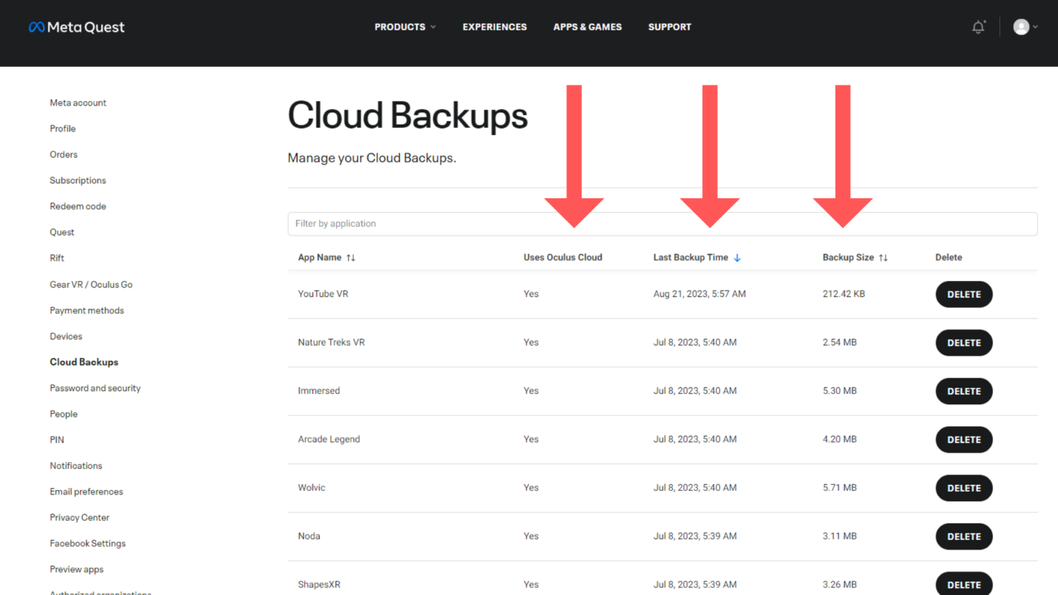 How to Enable Cloud Save Backup on Oculus Quest 2