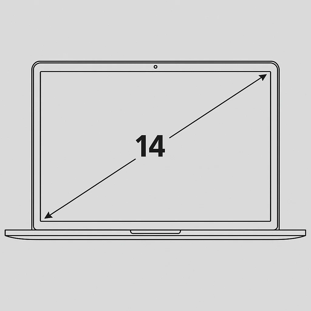 Actual Dimensions of a 14-Inch Laptop