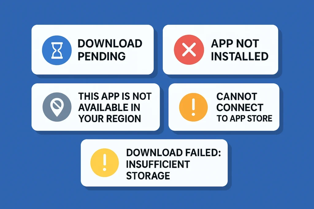 Common App Download Error Messages and What They Mean