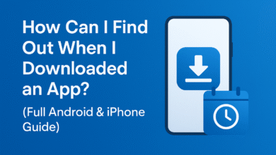 How can i find out when i downloaded an app