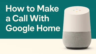 How to make a call with google home