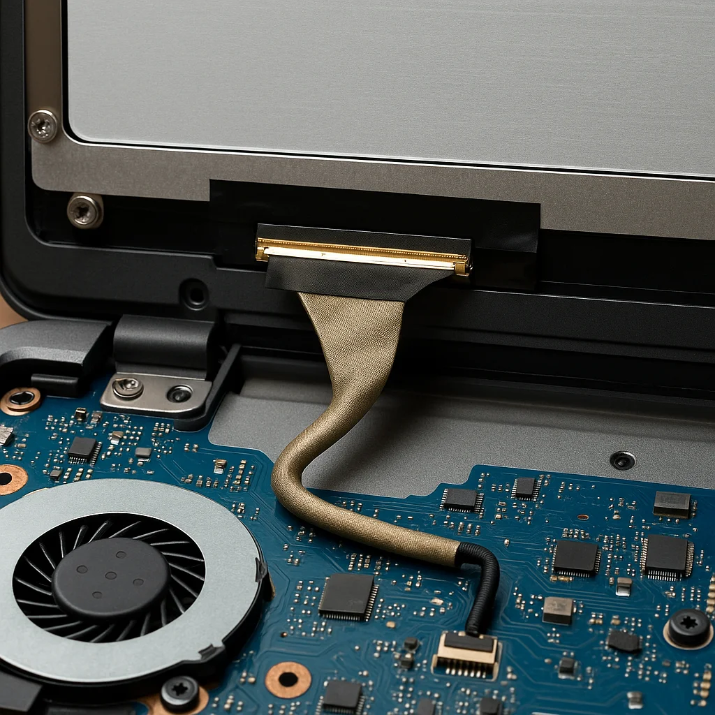Reseat or Replace the Display Cable